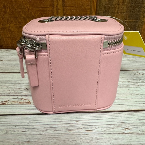 Marc Jacobs Leather Mini Vanity Crossbody Bag - Ribbon Pink - Picture 6 of 12
